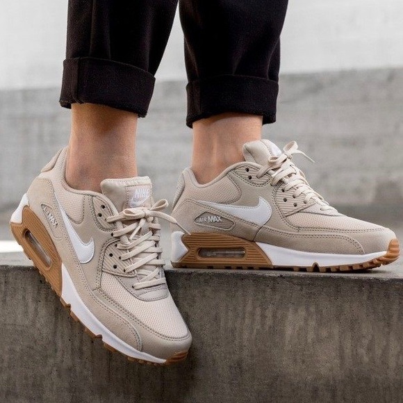 nike air max 90 oatmeal white gum